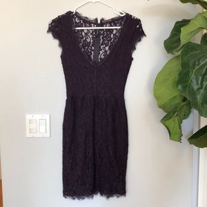 Aritzia Babaton Tobias Lace Cocktail Dress
